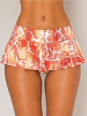 Victoria’s Secret Snake Print Swim Skirt & Bikini Bottom Set Women’s Size L